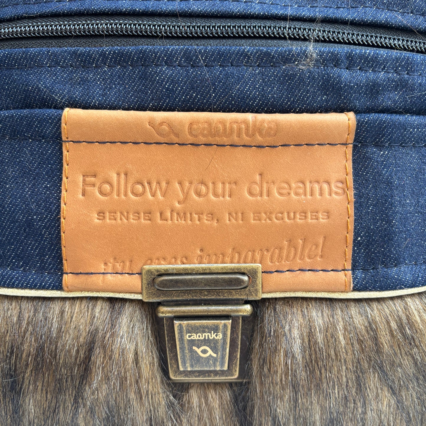 Riñonera "Special Jeans Feline" + Bolsillo trasero · Pieza Única Núm. 18445