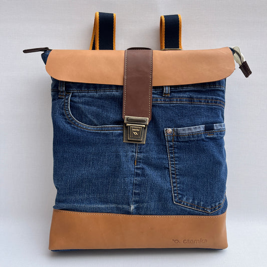 Mochila Top Caomka Recycled ♻️ Jeans · Pieza Única 15255