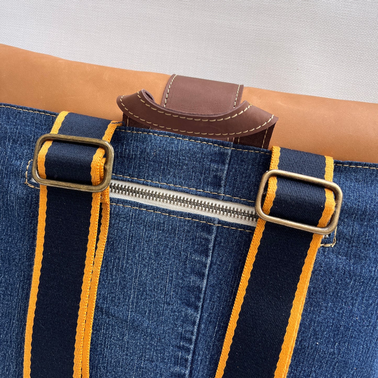 Mochila Top Caomka Recycled ♻️ Jeans · Pieza Única 15255