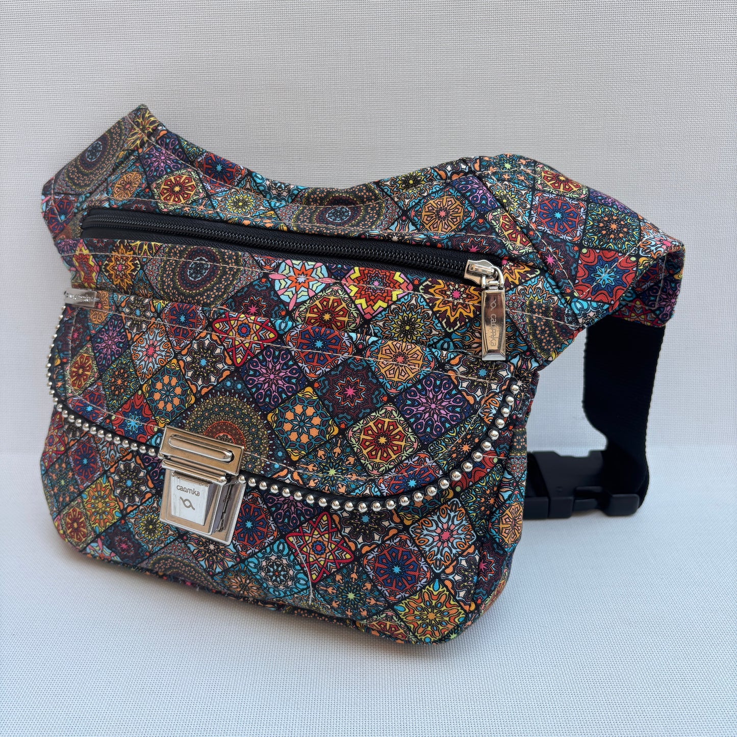 Riñonera "Special Mandalas Top" + Bolsillo trasero · Pieza Única Núm. 17810