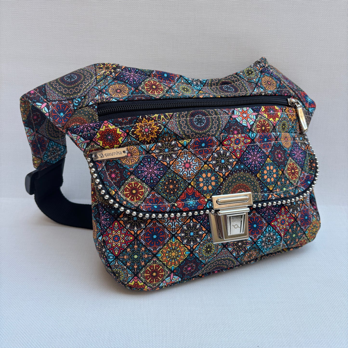 Riñonera "Special Mandalas Top" + Bolsillo trasero · Pieza Única Núm. 17810
