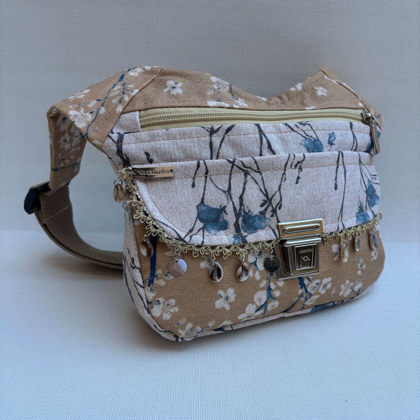 Riñonera "Special Summer Sakura" + Bolsillo trasero · Impermeable · Pieza Única Núm. 17809