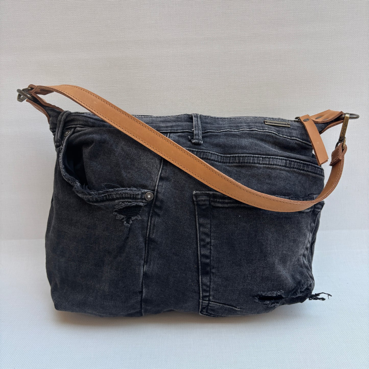 Bolso, bandolera vaquero · Multifunción · ♻️ Jeans Recycled ♻️ · Pieza Única Núm. 17779
