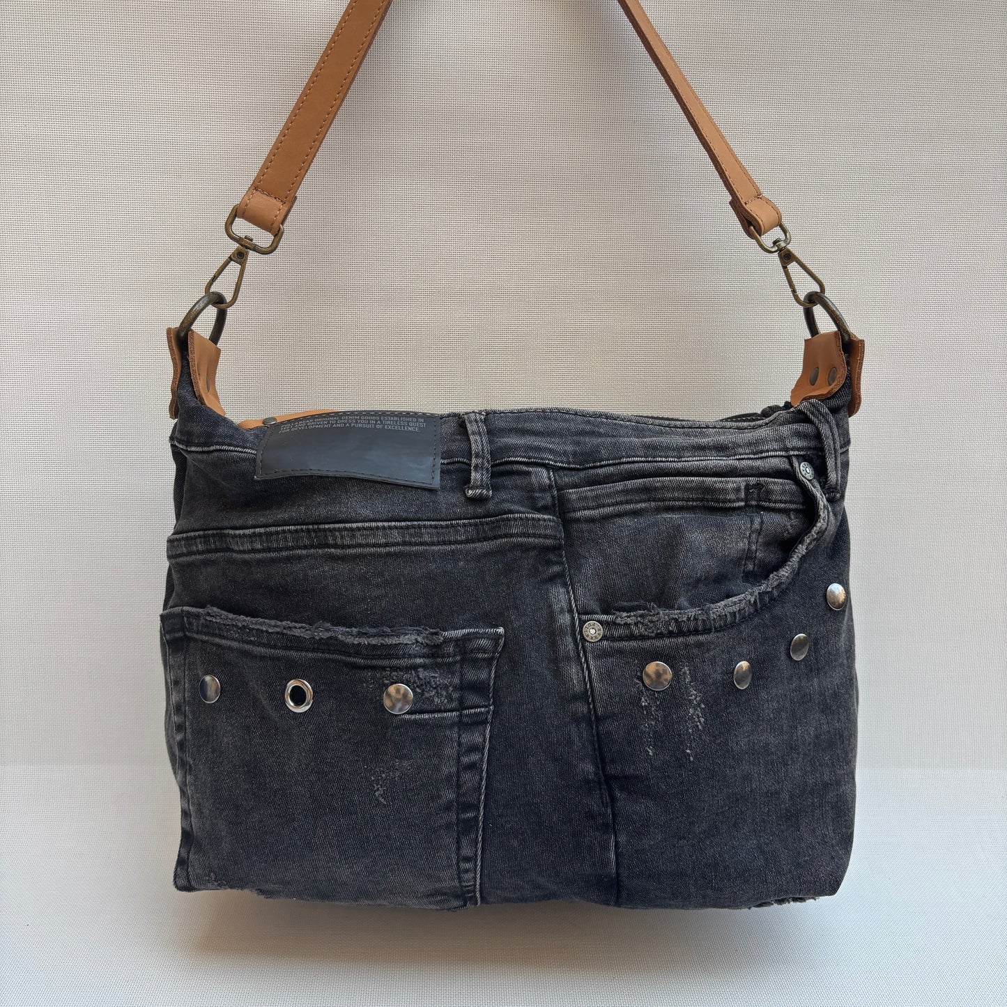 Bolso, bandolera vaquero · Multifunción · ♻️ Jeans Recycled ♻️ · Pieza Única Núm. 17779