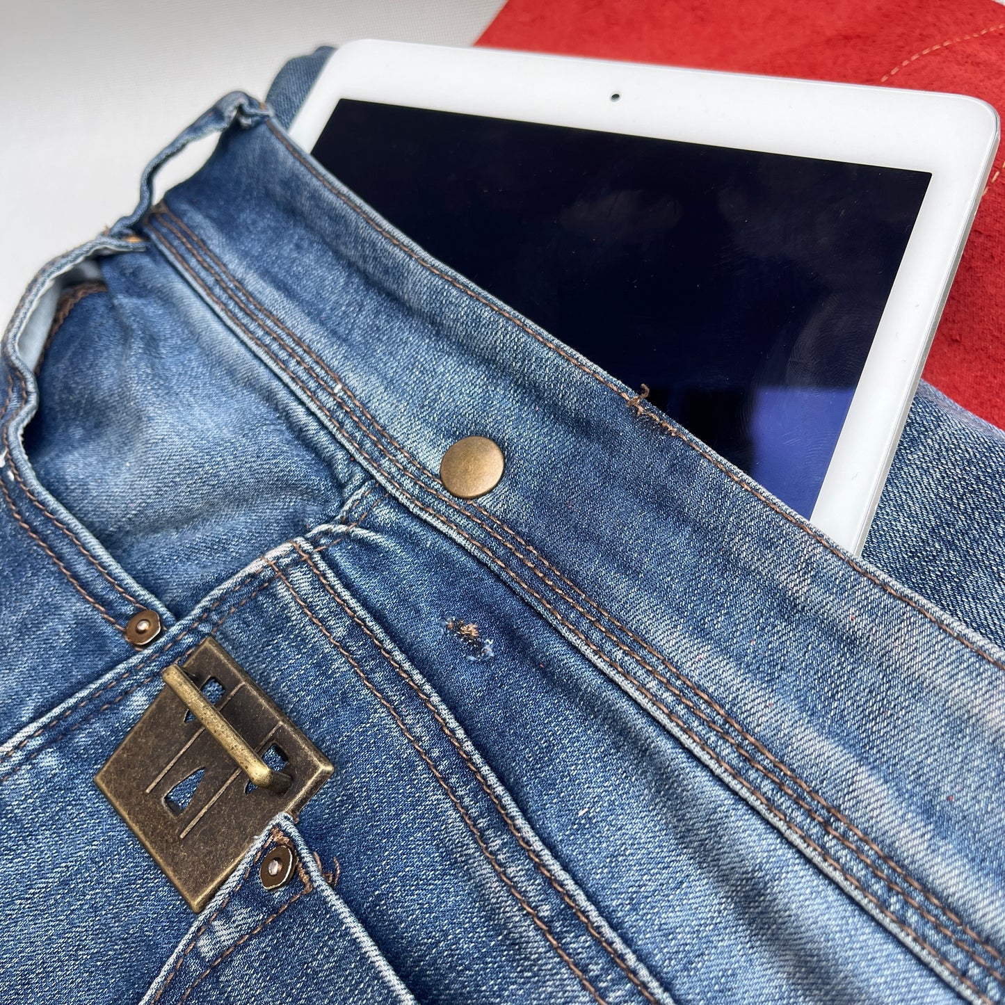 Mochila Top Caomka Recycled ♻️ Jeans · Pieza Única 15257