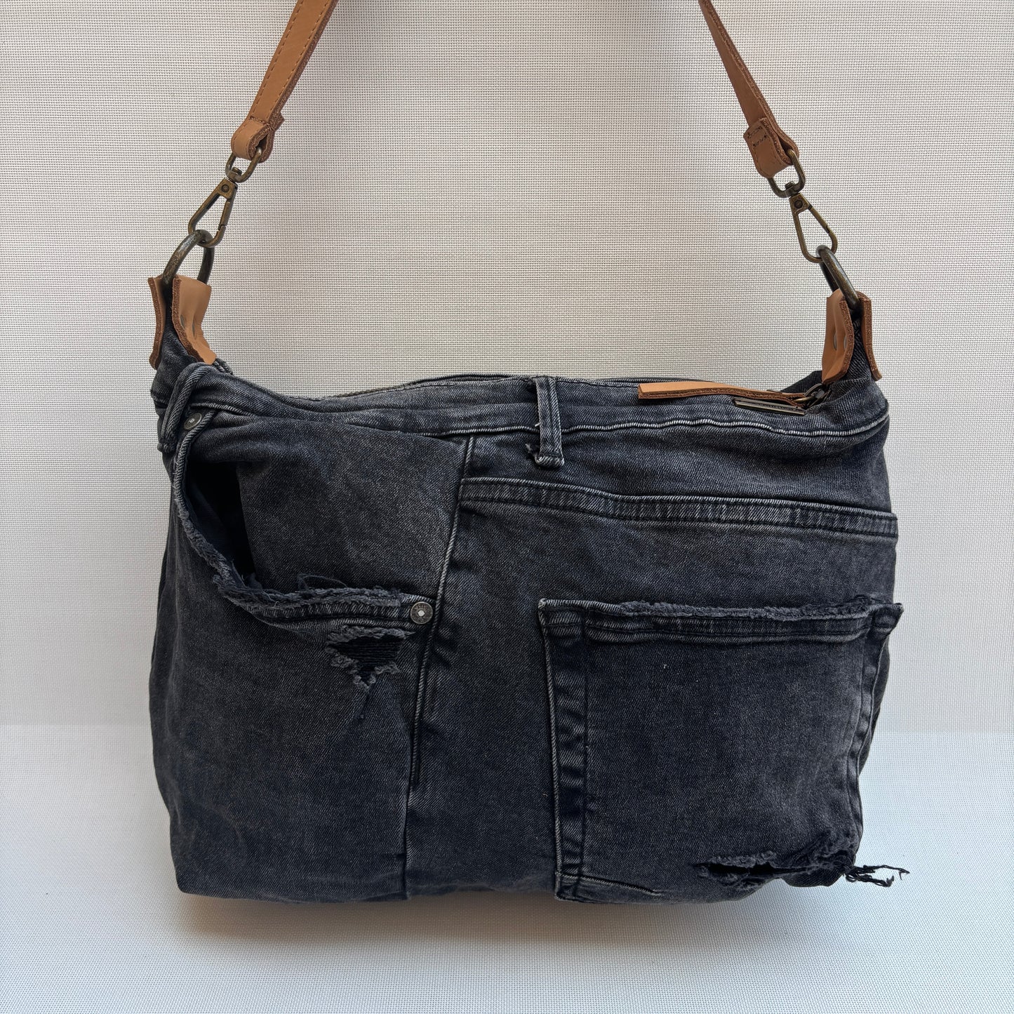 Bolso, bandolera vaquero · Multifunción · ♻️ Jeans Recycled ♻️ · Pieza Única Núm. 17779