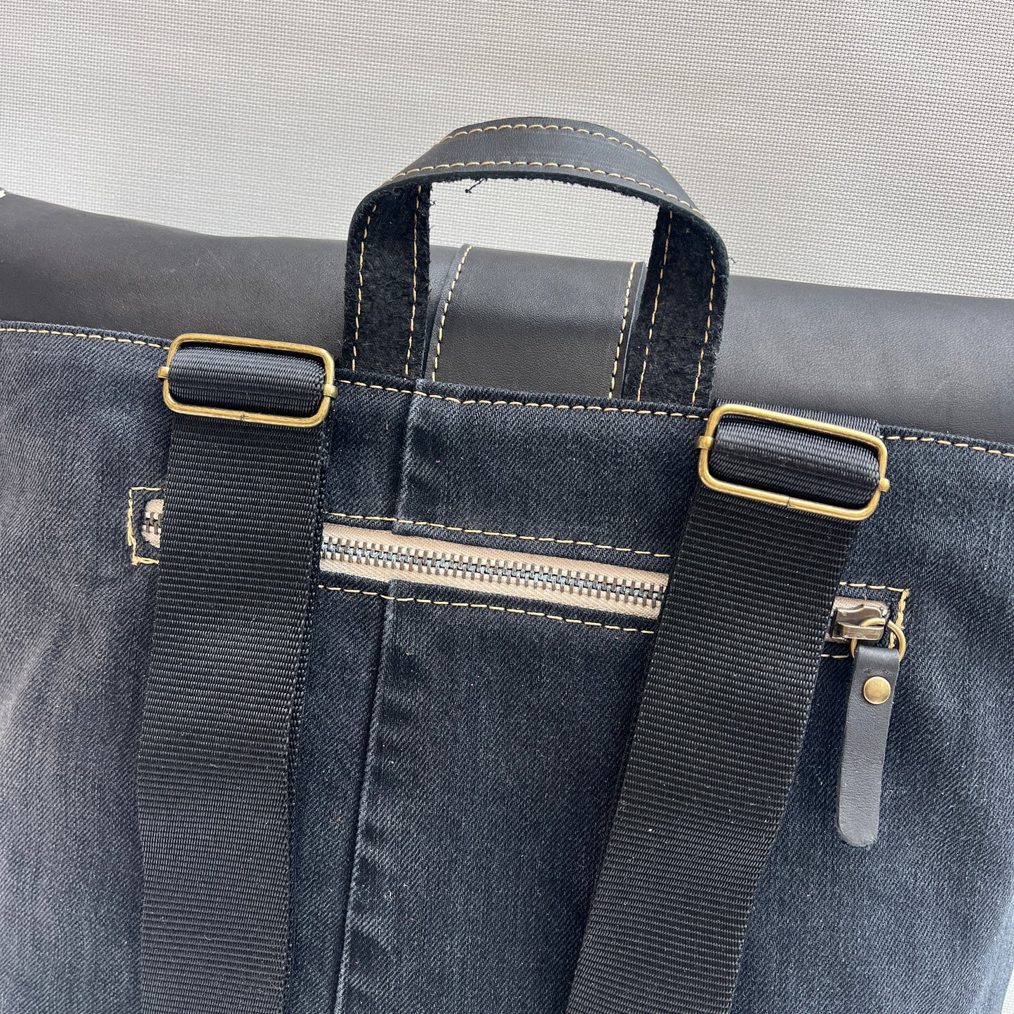 Mochila Top Caomka Recycled ♻️ Jeans · Pieza Única 15258