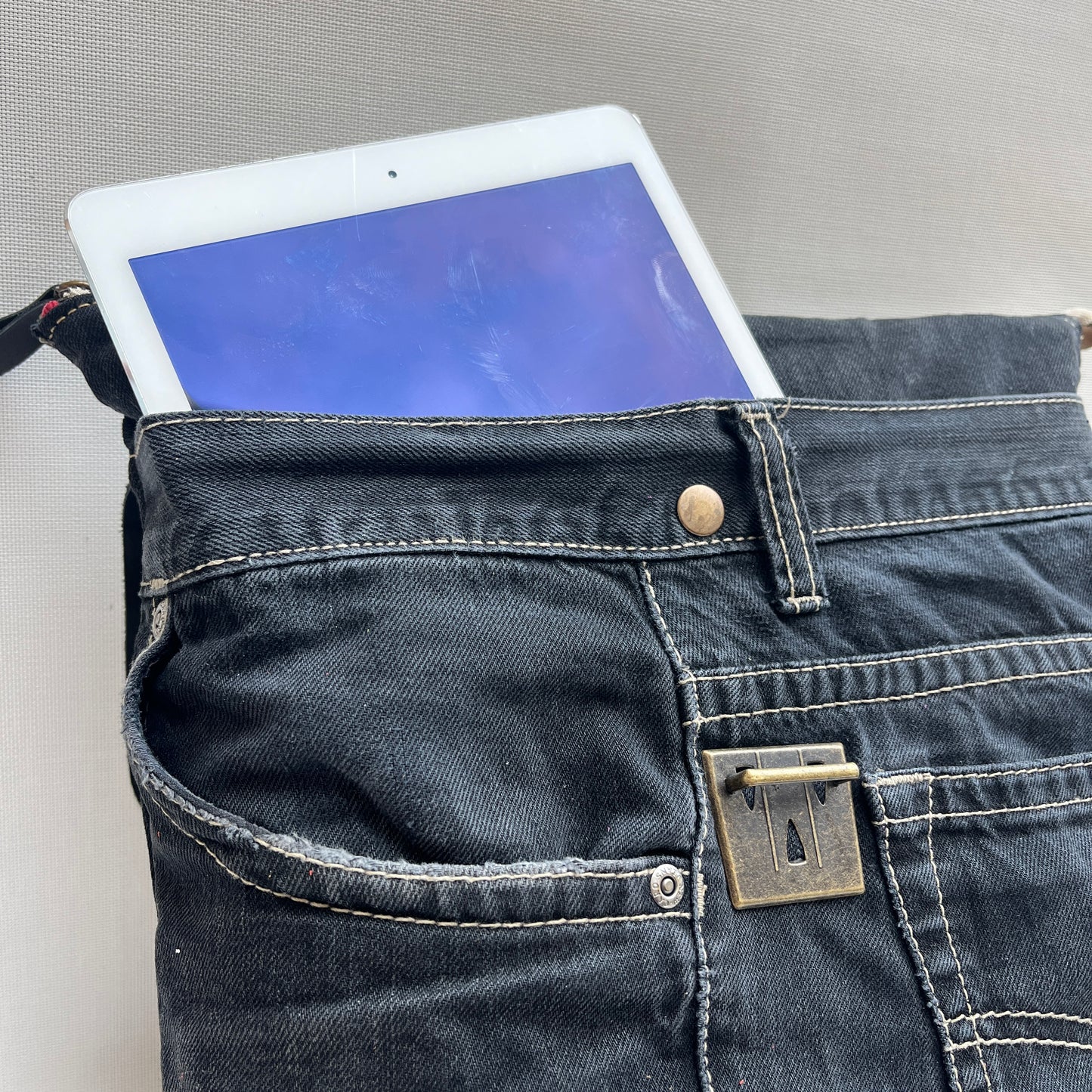 Mochila Top Caomka Recycled ♻️ Jeans · Pieza Única 15258