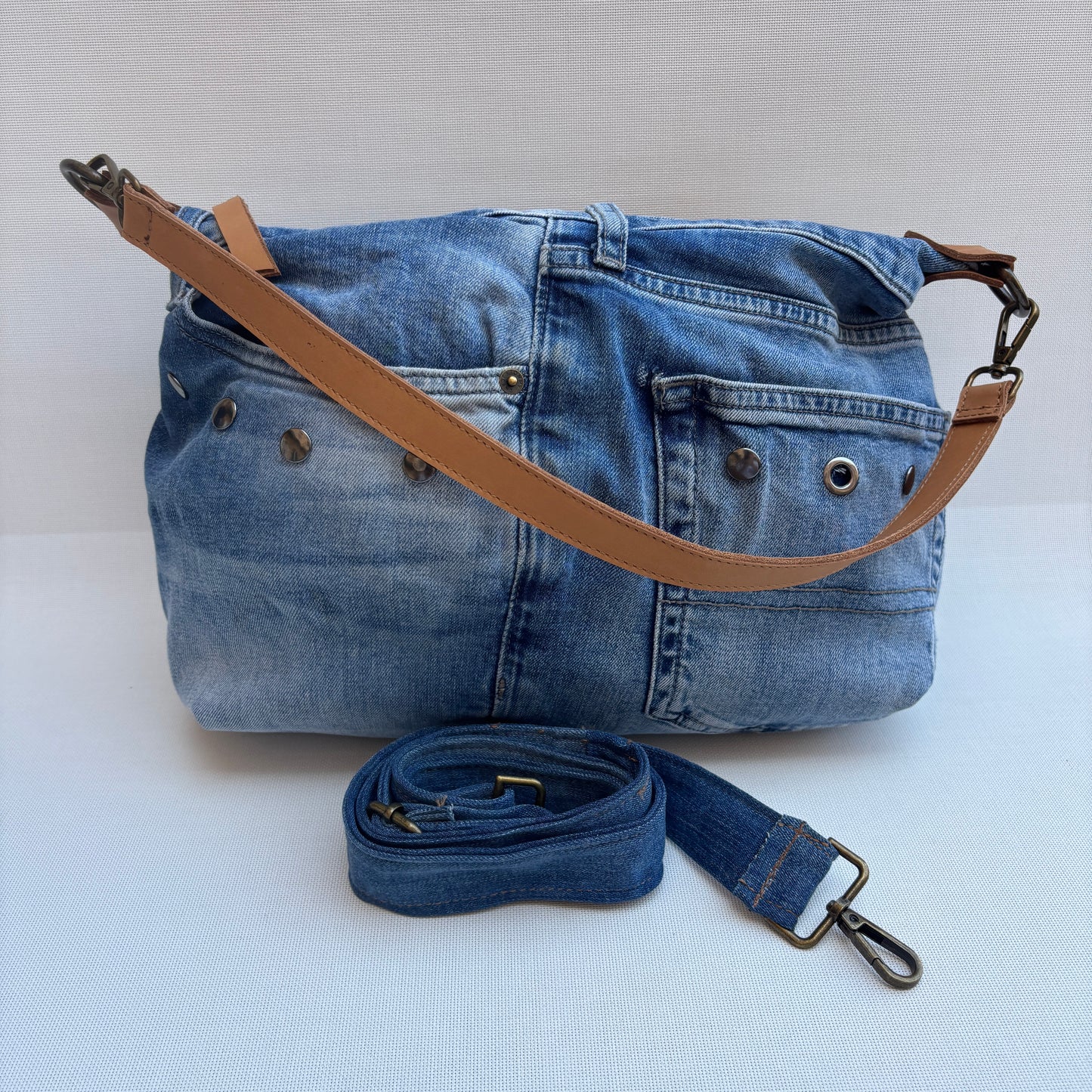 ♻️ Jeans Recycled ♻️ Einzelstück Nr. 11975