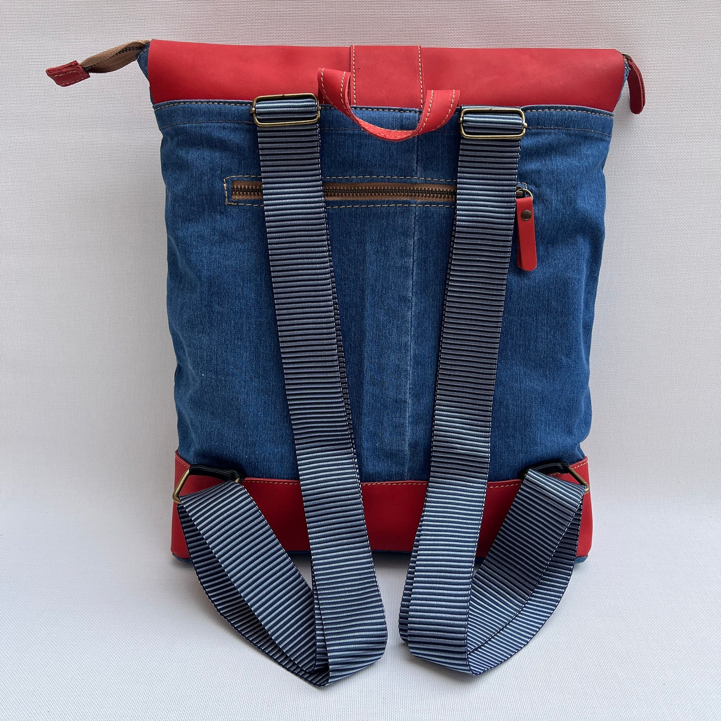 Mochila Top Caomka Recycled ♻️ Jeans · Pieza Única 15259