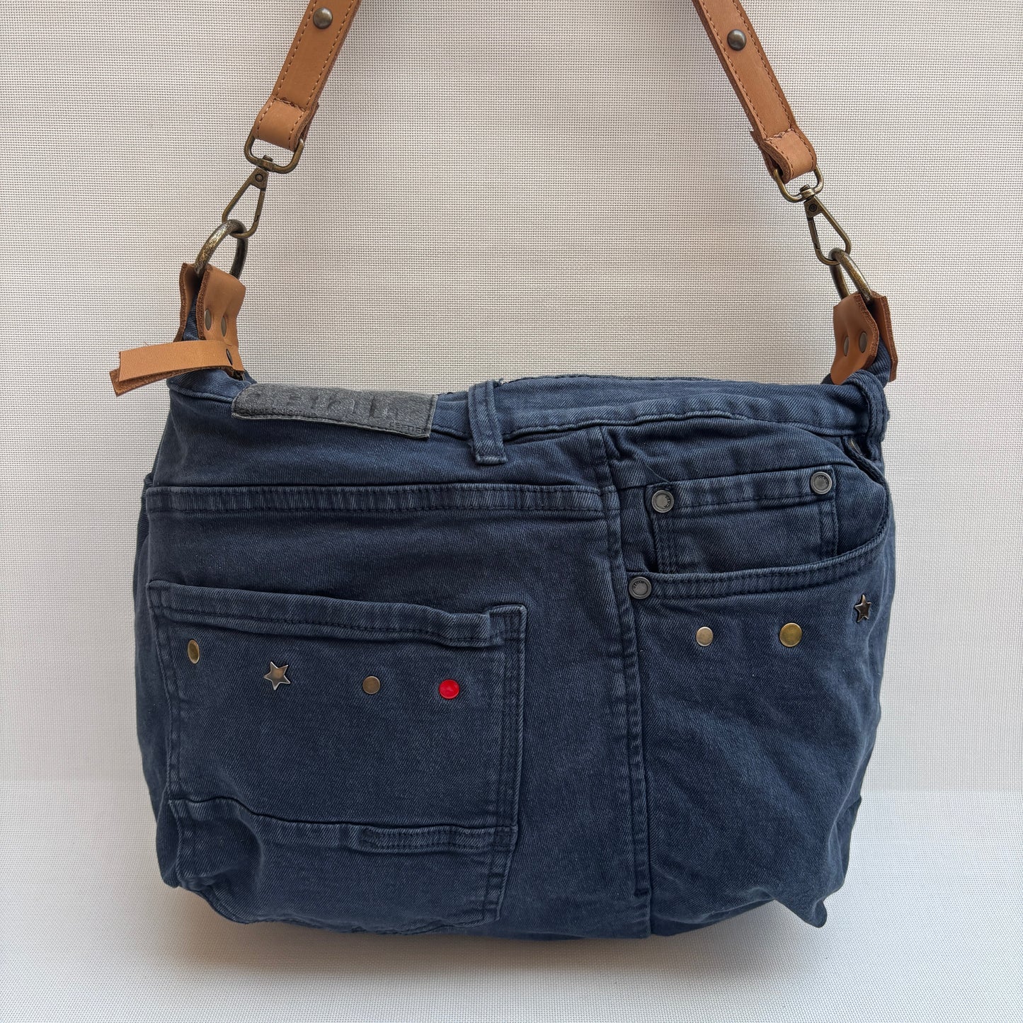 Bolso, bandolera vaquero · Multifunción · ♻️ Jeans Recycled ♻️ · Pieza Única Núm. 17782