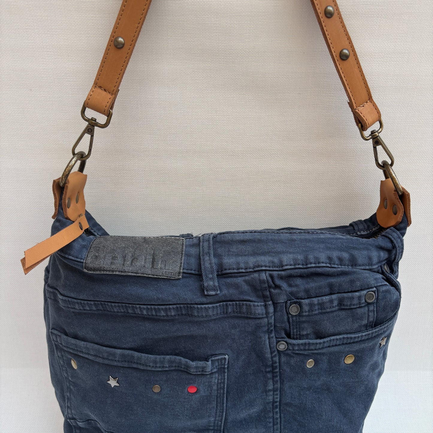 Bolso, bandolera vaquero · Multifunción · ♻️ Jeans Recycled ♻️ · Pieza Única Núm. 17782