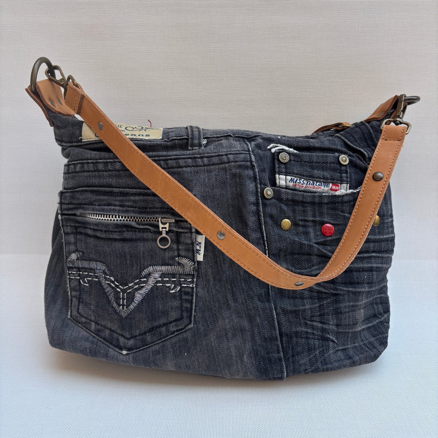 ♻️ Jeans Recycled ♻️ Einzelstück Nr. 11975