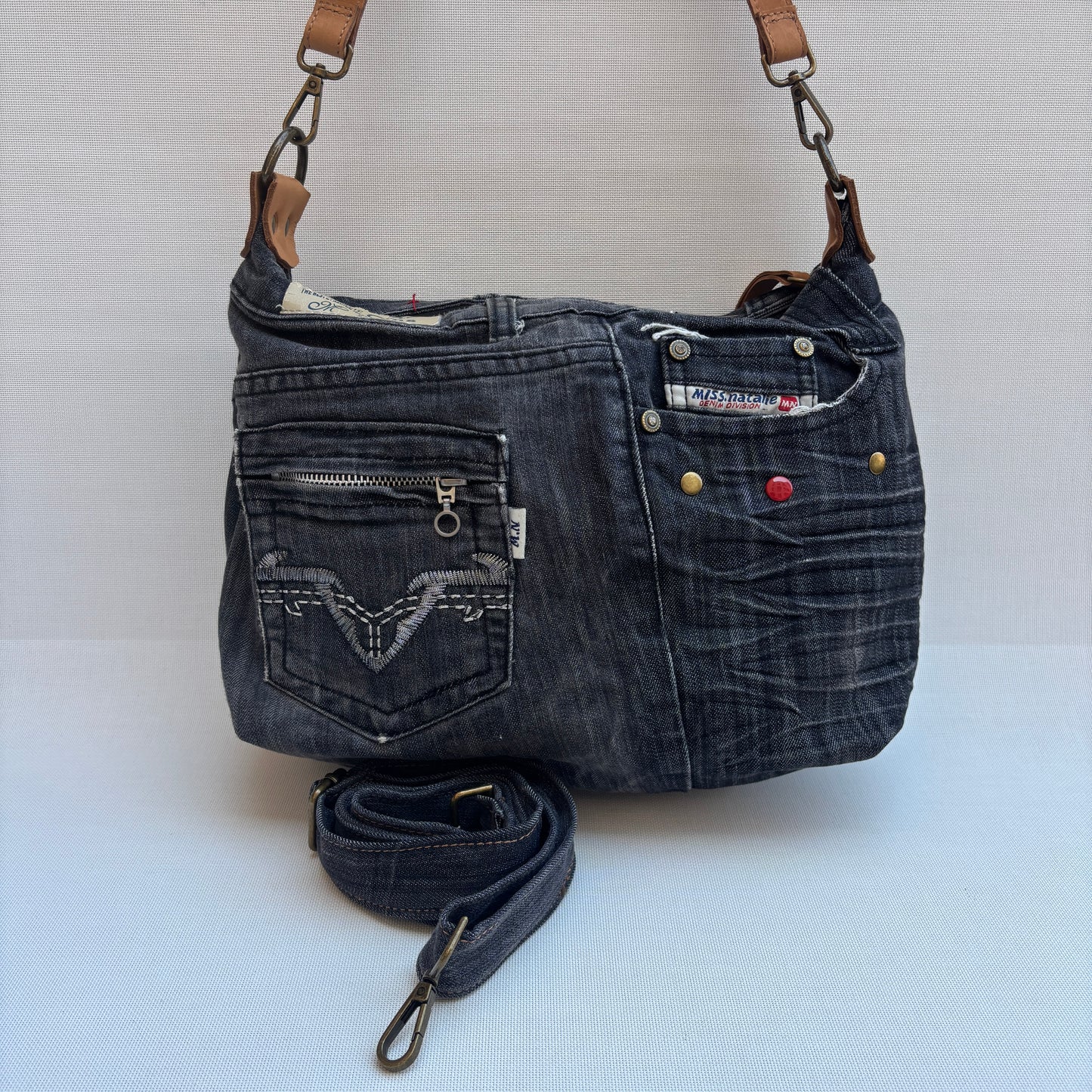 ♻️ Jeans Recycled ♻️ Einzelstück Nr. 11975