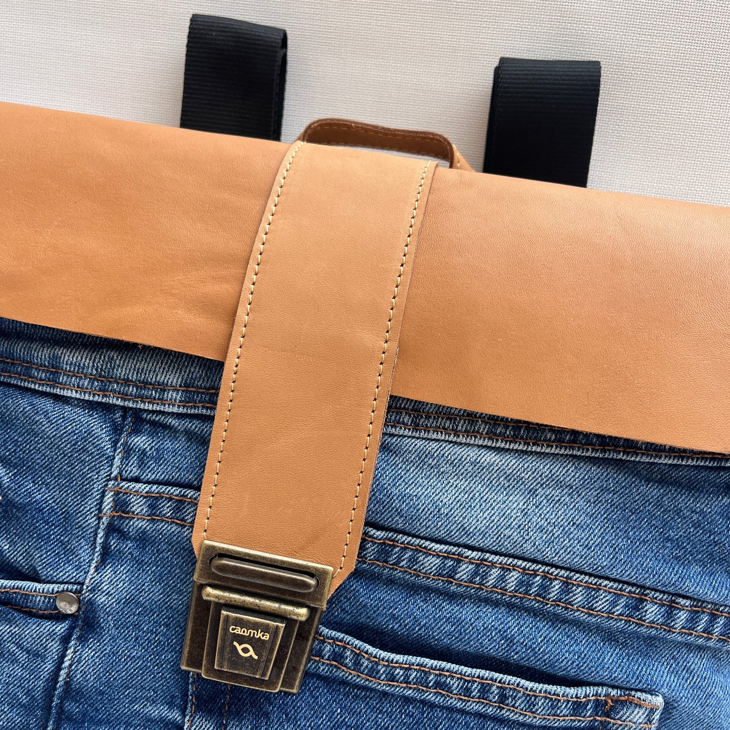 Mochila Top Caomka Recycled ♻️ Jeans · Pieza Única 15266