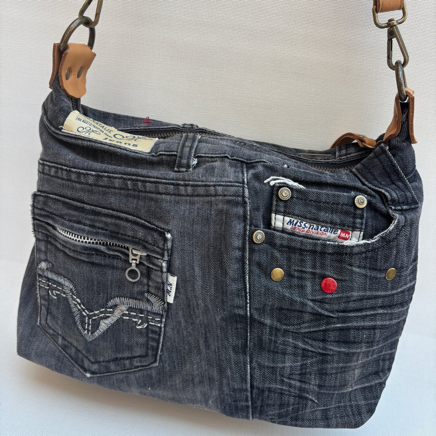 ♻️ Jeans Recycled ♻️ Einzelstück Nr. 11975
