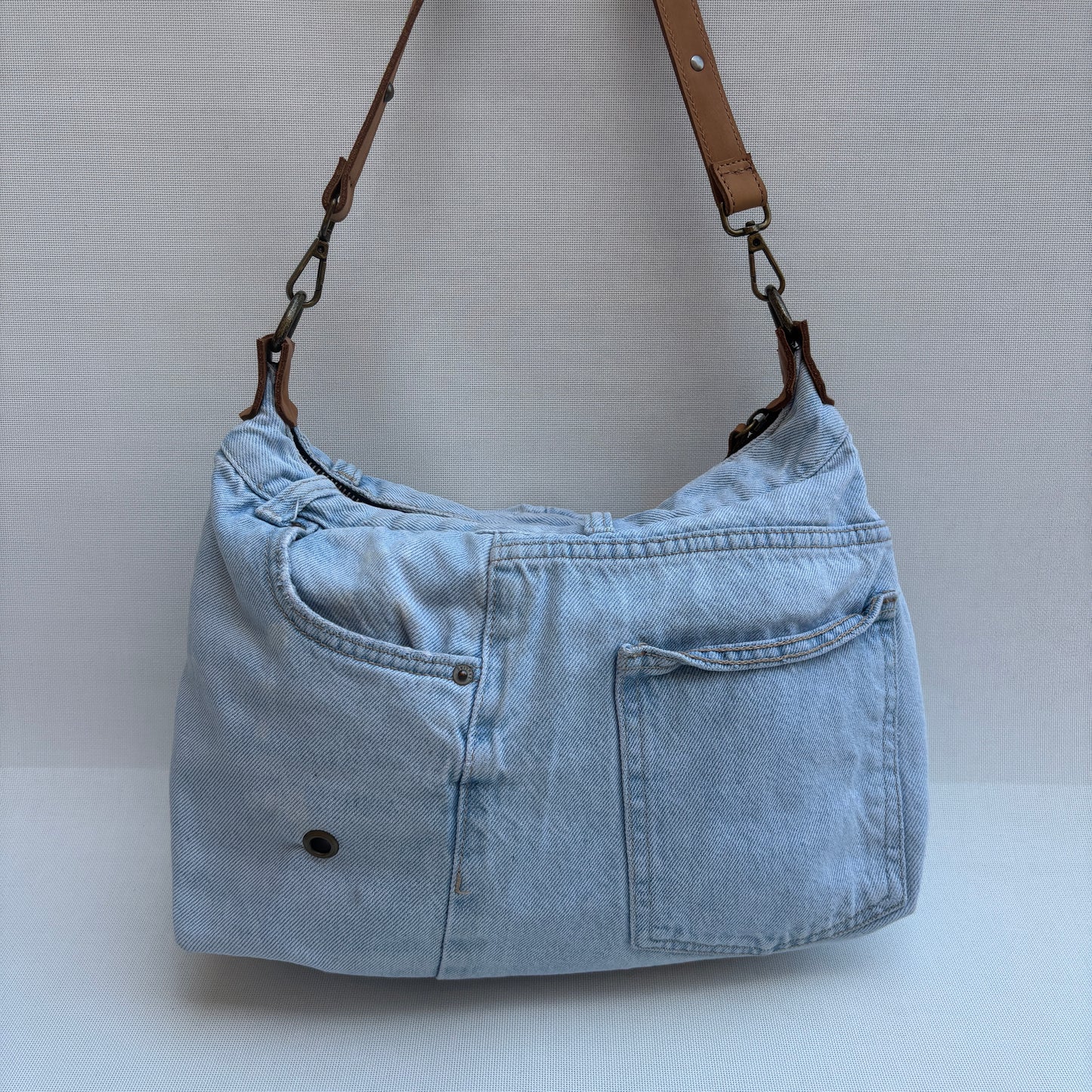 ♻️ Jeans Recycled ♻️ Einzelstück Nr. 11975