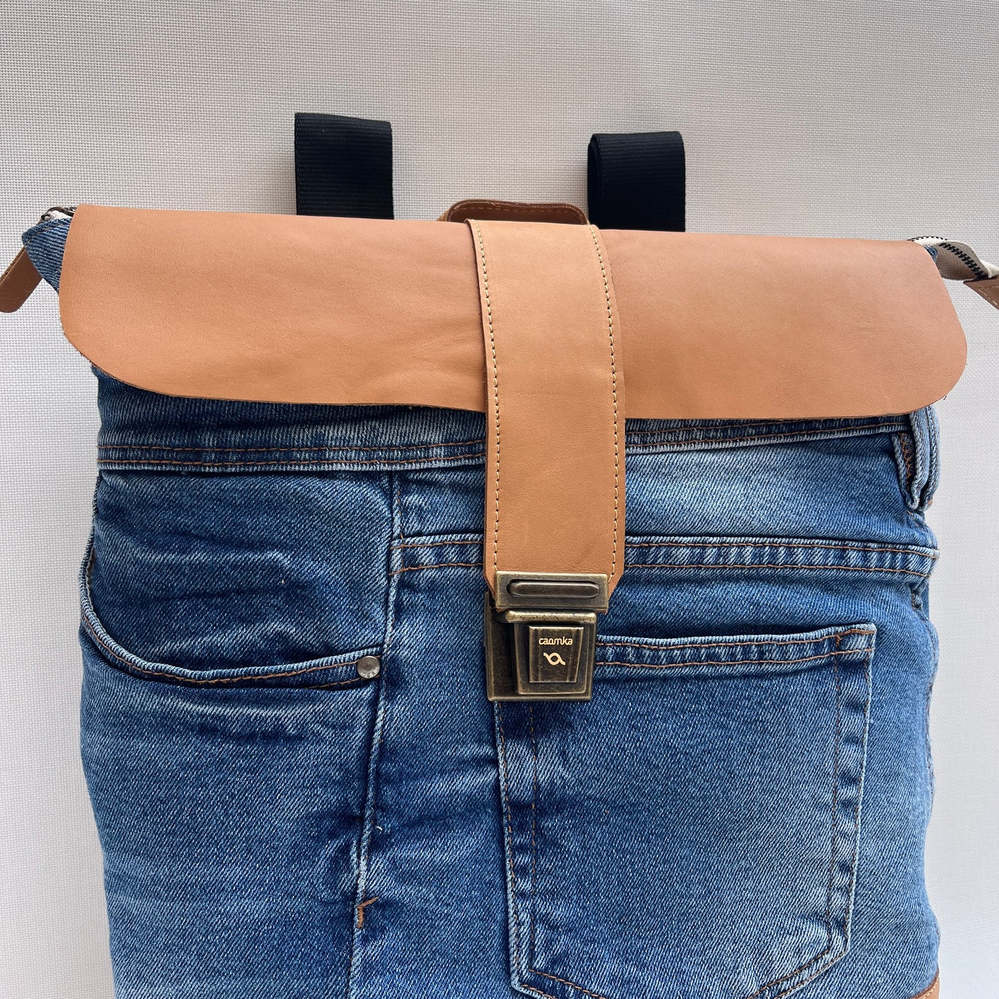 Mochila Top Caomka Recycled ♻️ Jeans · Pieza Única 15266