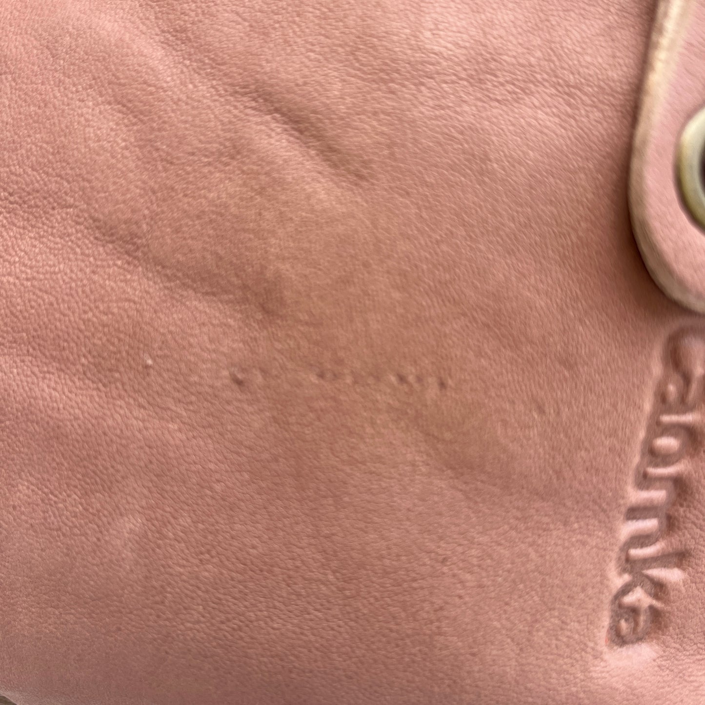 (TARA) Special Brown &amp; Silver BioCuir® natural leather Unique Piece No. 10858
