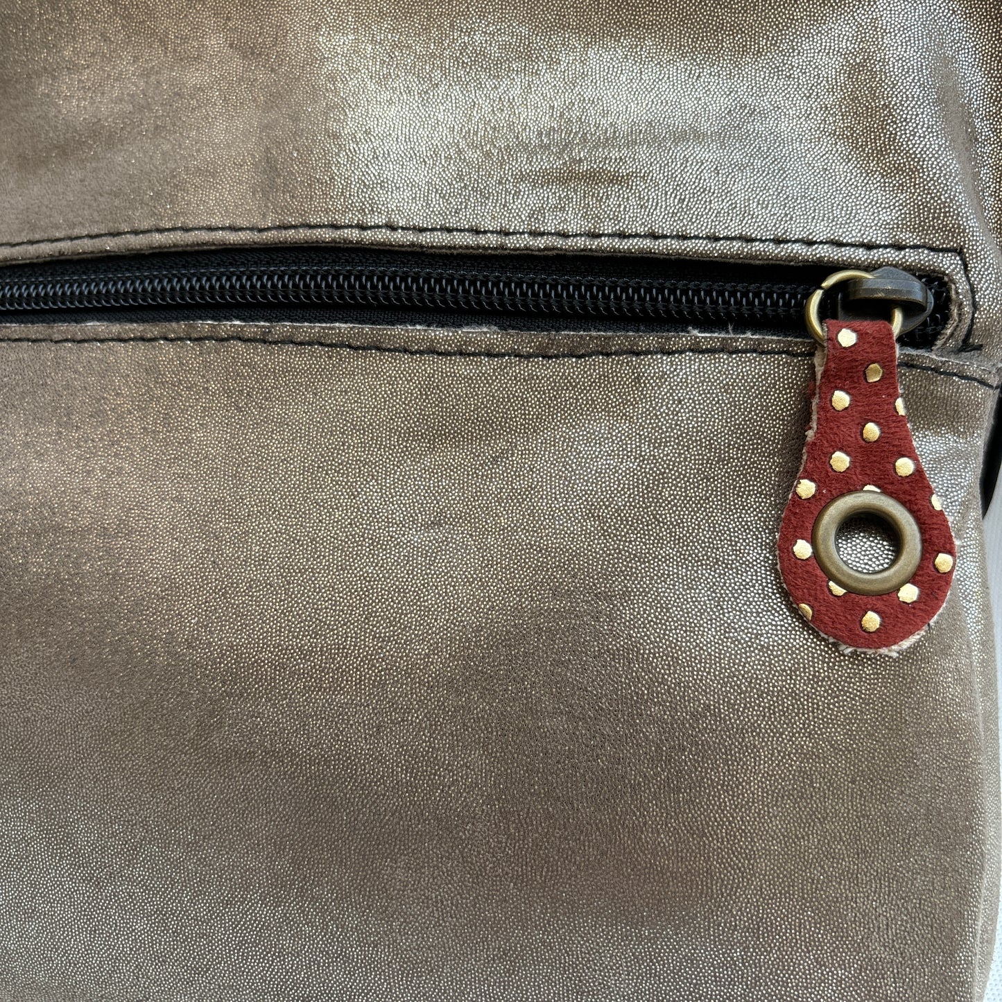 Elegant Champany & Dots + Bolsillo trasero · Pieza Única Núm. 16171