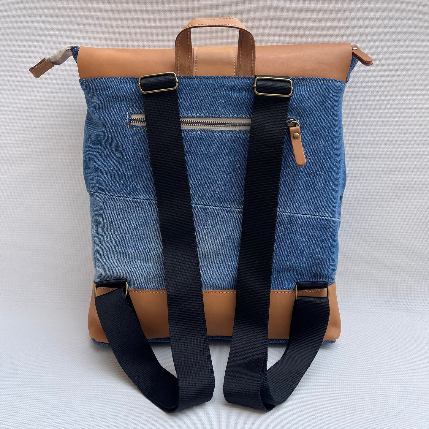 Mochila Top Caomka Recycled ♻️ Jeans · Pieza Única 15266