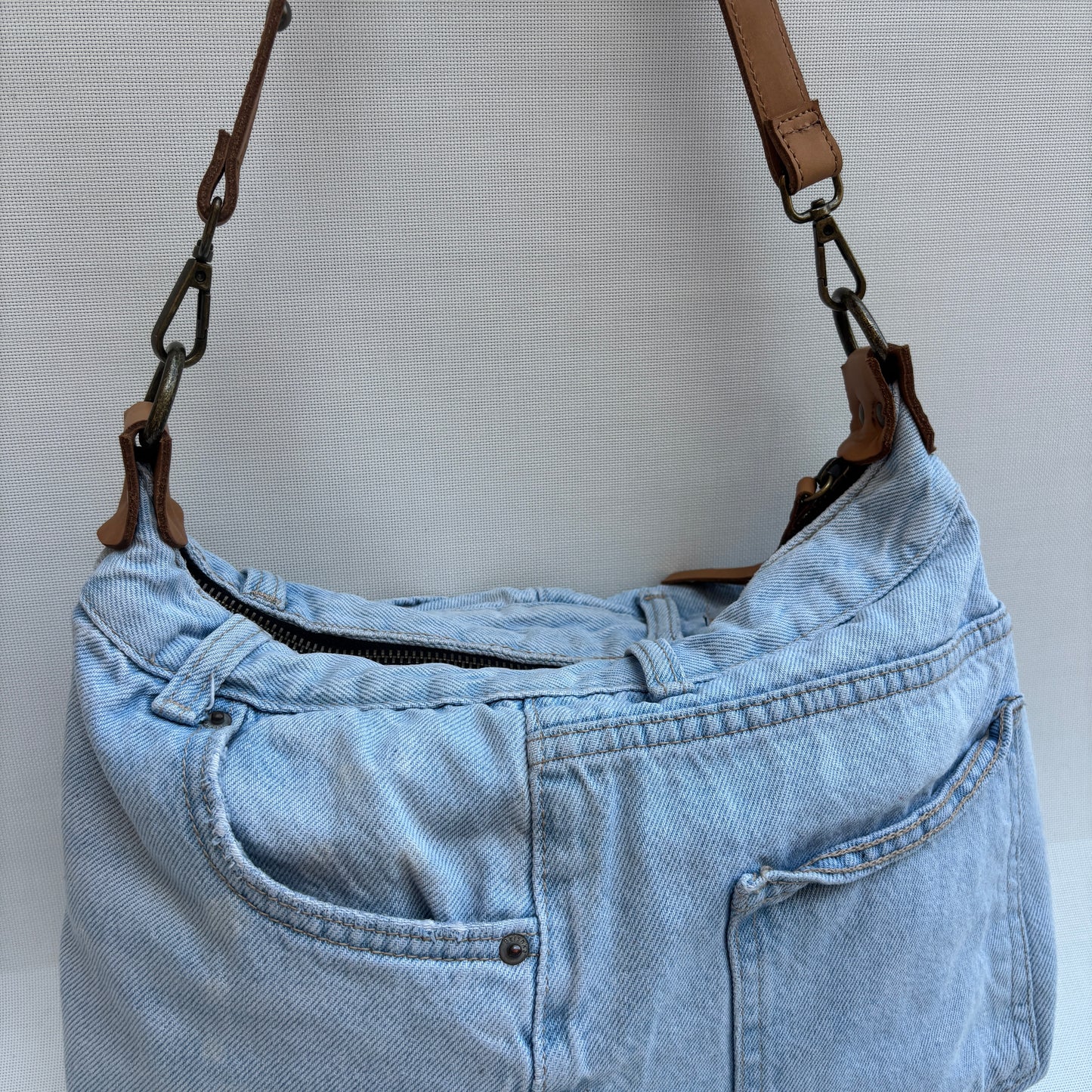 ♻️ Jeans Recycled ♻️ Einzelstück Nr. 11975