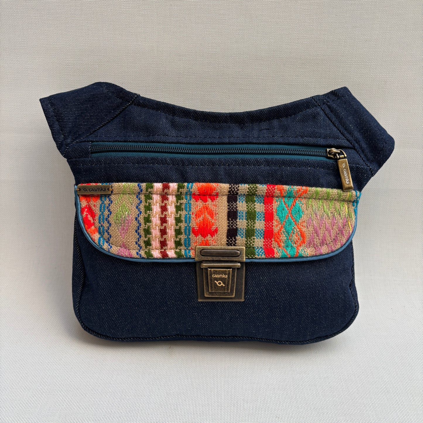 Riñonera "Special Jeans India" + Bolsillo trasero extra · Pieza Única Núm. 18509