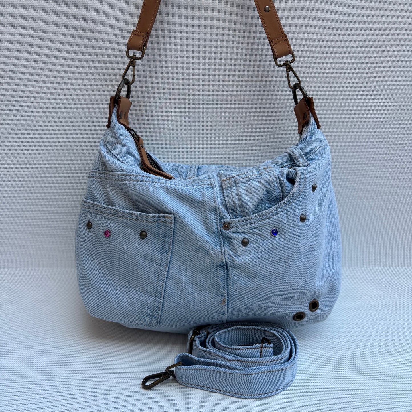 ♻️ Jeans Recycled ♻️ Einzelstück Nr. 11975