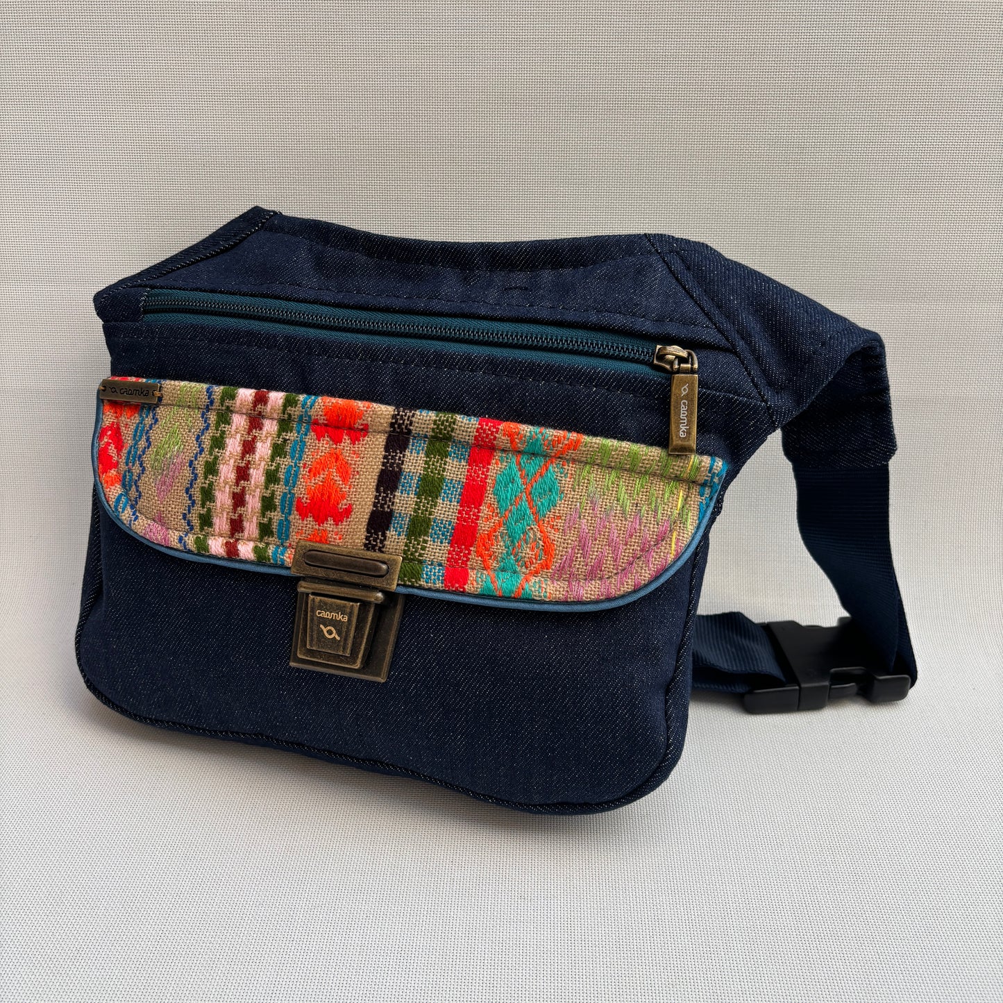 Riñonera "Special Jeans India" + Bolsillo trasero extra · Pieza Única Núm. 18509