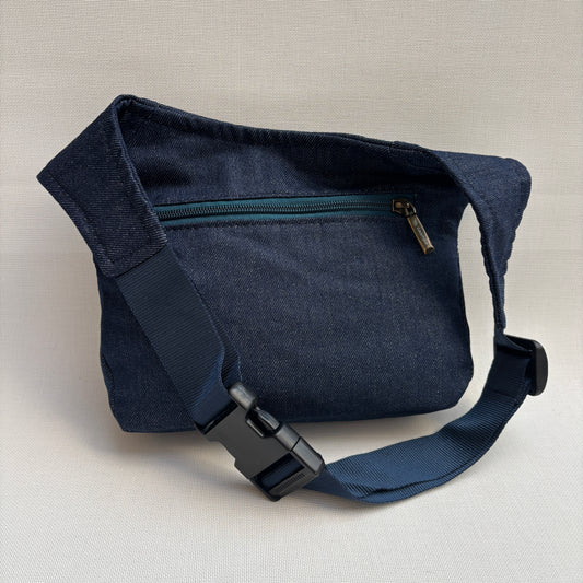 Riñonera "Special Jeans India" + Bolsillo trasero extra · Pieza Única Núm. 18509