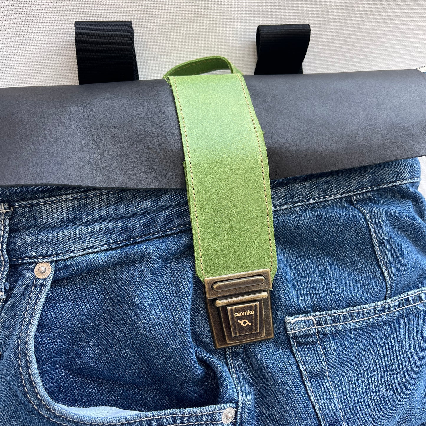 Mochila Top Caomka Recycled ♻️ Jeans · Pieza Única 15262