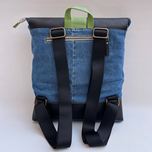 Mochila Top Caomka Recycled ♻️ Jeans · Pieza Única 15262