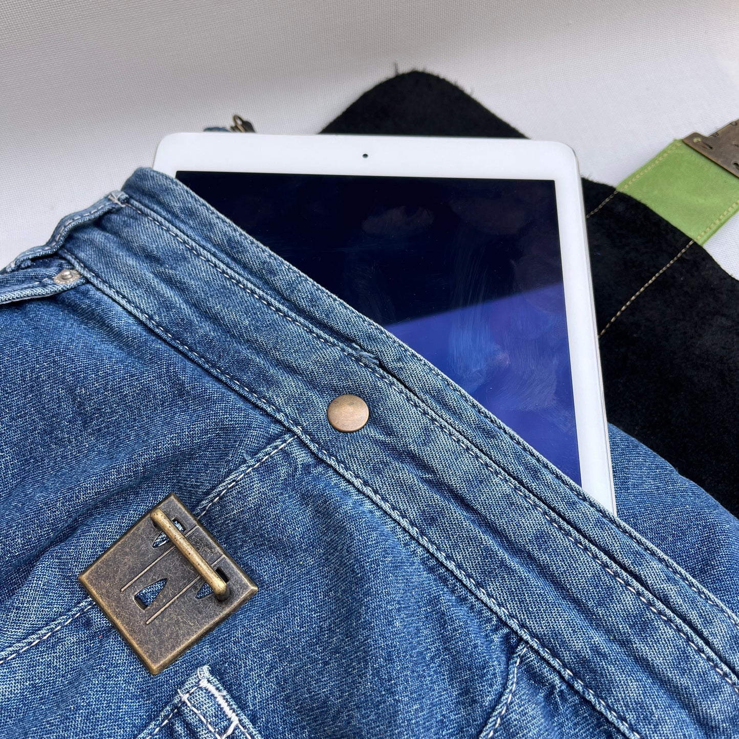 Mochila Top Caomka Recycled ♻️ Jeans · Pieza Única 15262