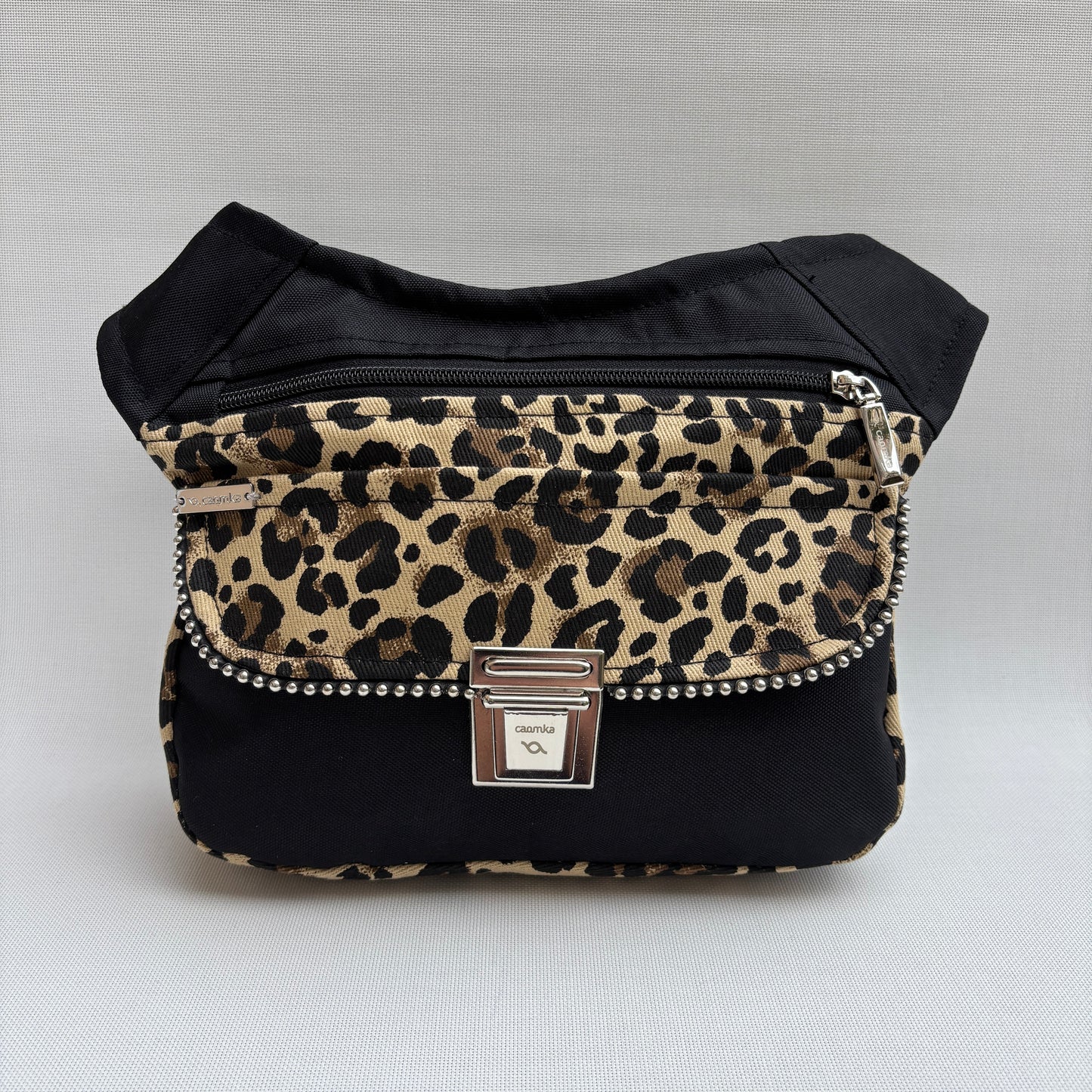 Riñonera "Special Black Animal Print Top" + Bolsillo trasero · Impermeable · Pieza Única Núm. 16983