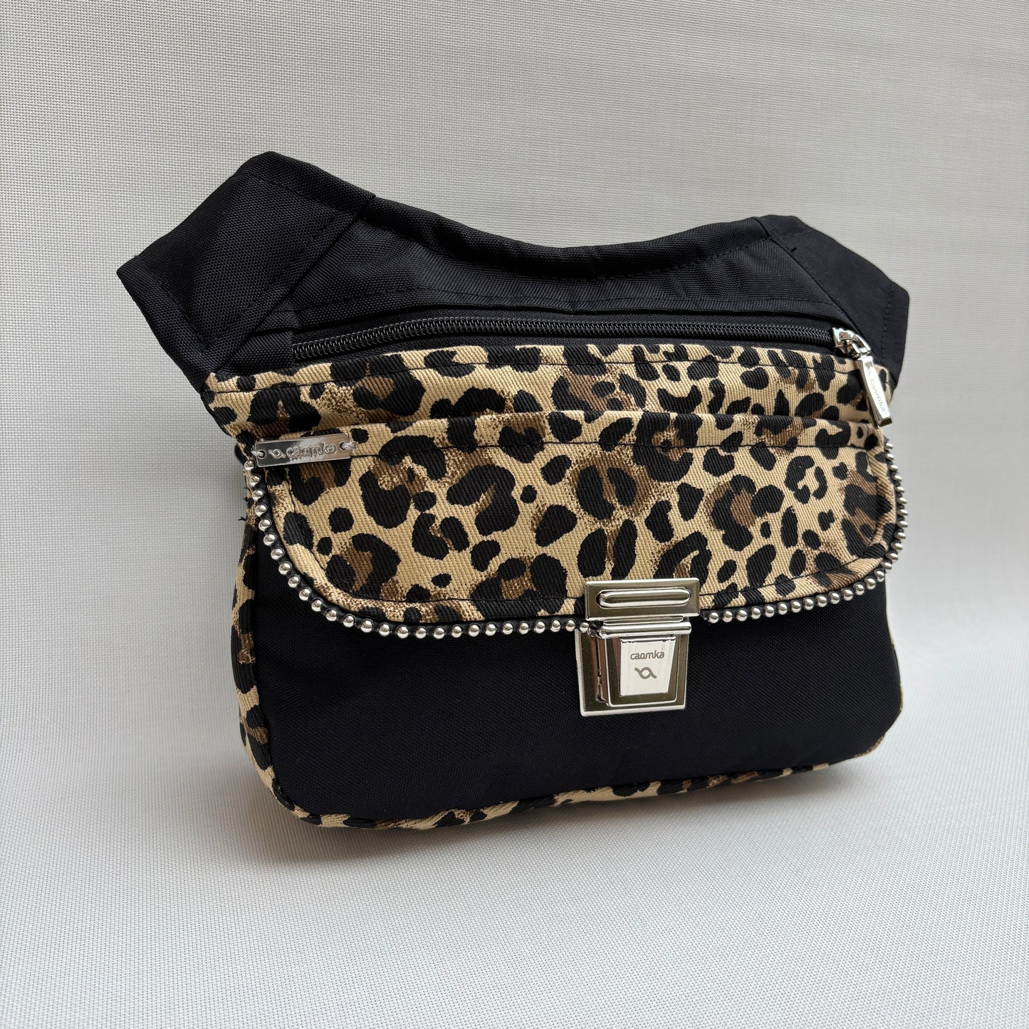 Riñonera "Special Black Animal Print Top" + Bolsillo trasero · Impermeable · Pieza Única Núm. 16983