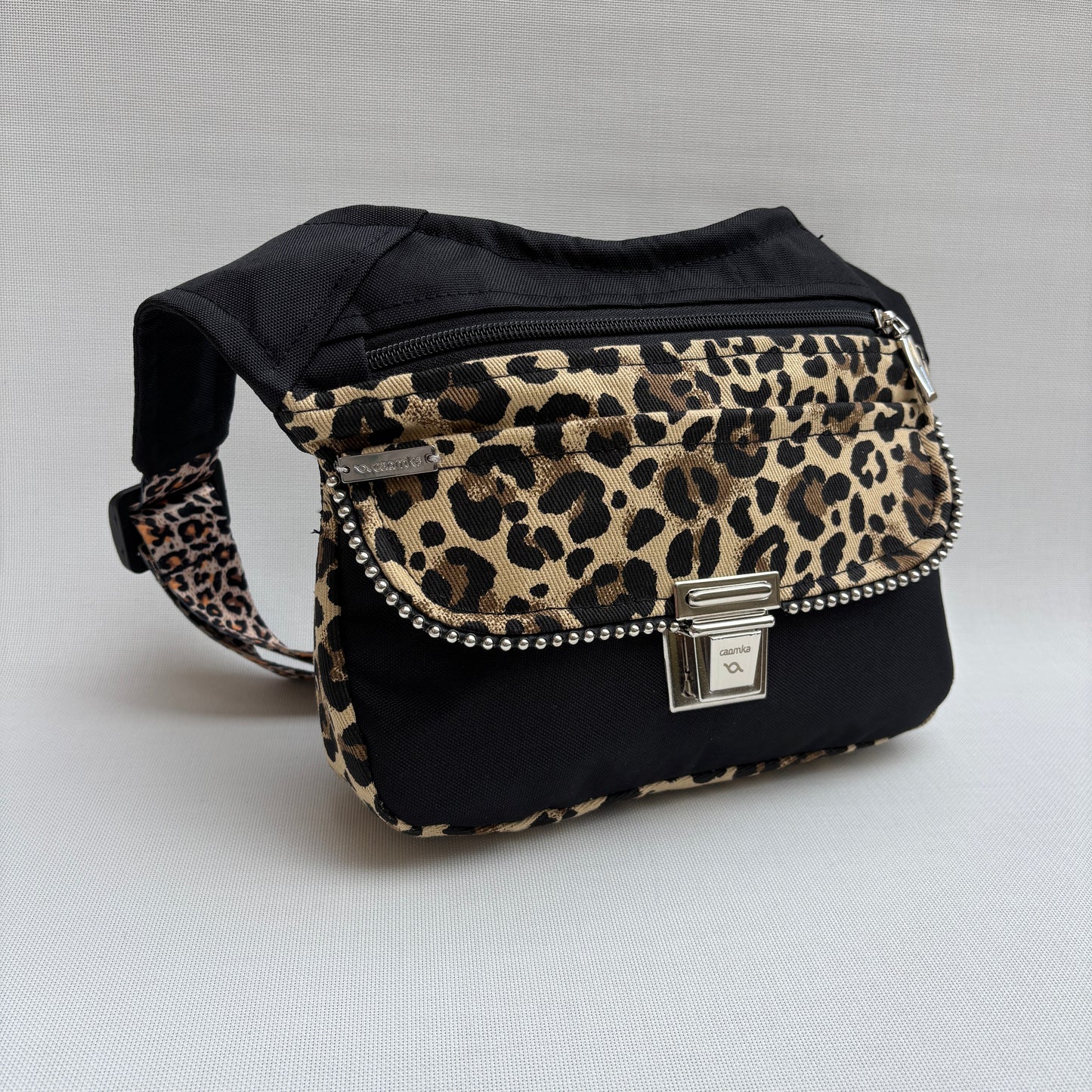 Riñonera "Special Black Animal Print Top" + Bolsillo trasero · Impermeable · Pieza Única Núm. 16983