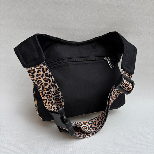 Riñonera "Special Black Animal Print Top" + Bolsillo trasero · Impermeable · Pieza Única Núm. 16983