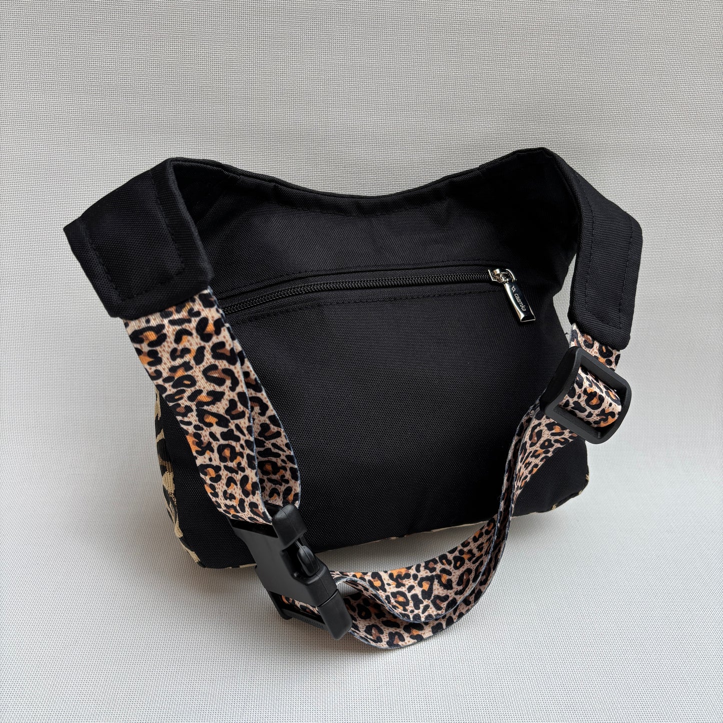 Riñonera "Special Black Animal Print Top" + Bolsillo trasero · Impermeable · Pieza Única Núm. 16983