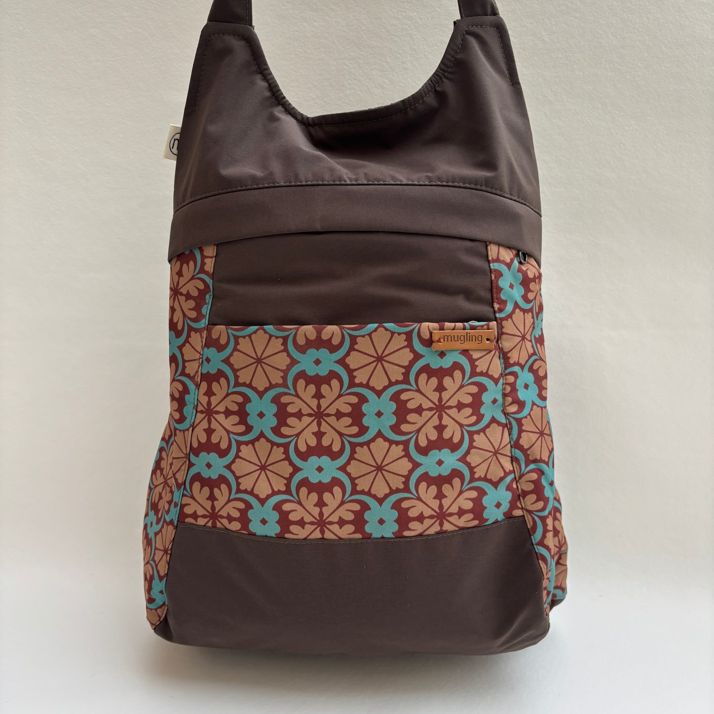 Mochila Impermeable "Bhaktapur" Turquoise Retro · Pieza Exclusiva 19425
