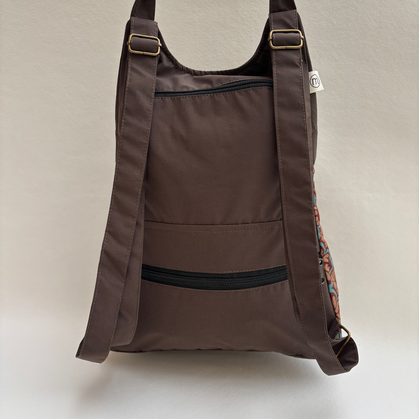 Mochila Impermeable "Bhaktapur" Turquoise Retro · Pieza Exclusiva 19425