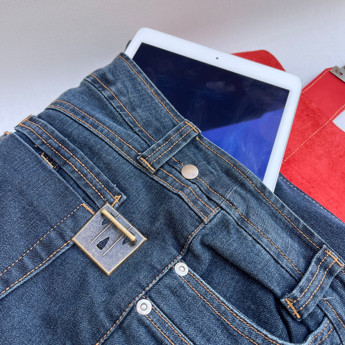 Mochila Top Caomka Recycled ♻️ Jeans · Pieza Única 15264