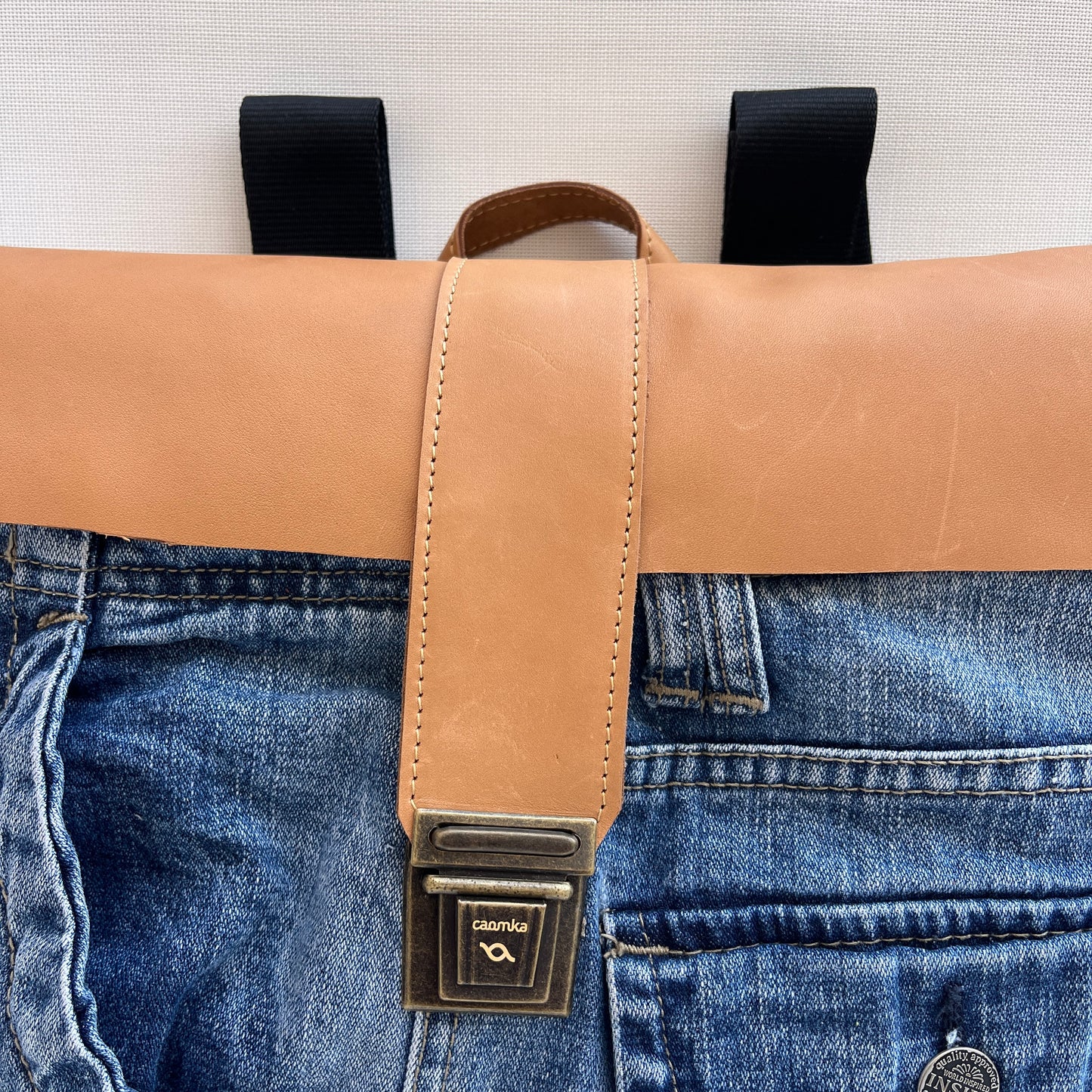 Mochila Top Caomka Recycled ♻️ Jeans · Pieza Única 15265