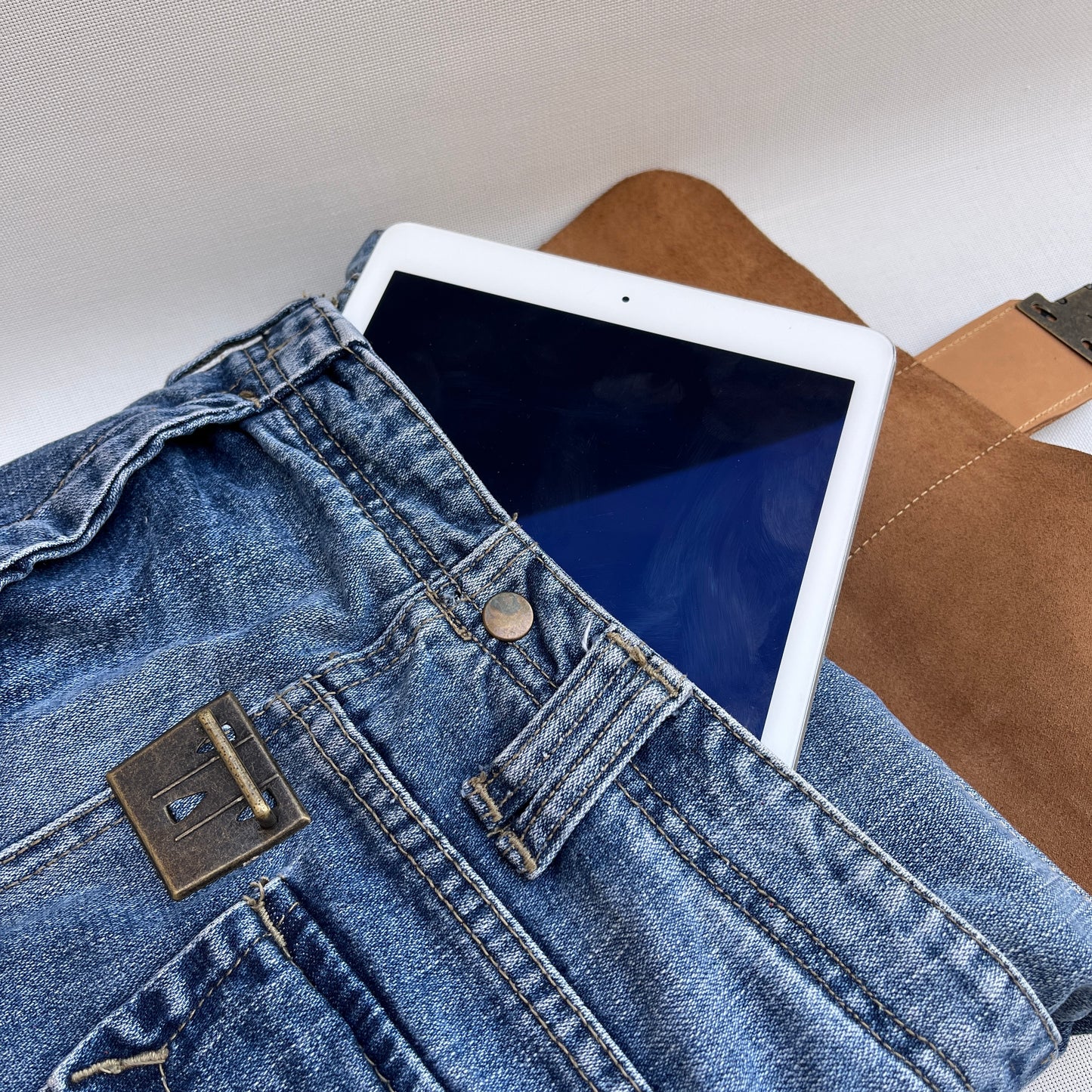 Mochila Top Caomka Recycled ♻️ Jeans · Pieza Única 15265