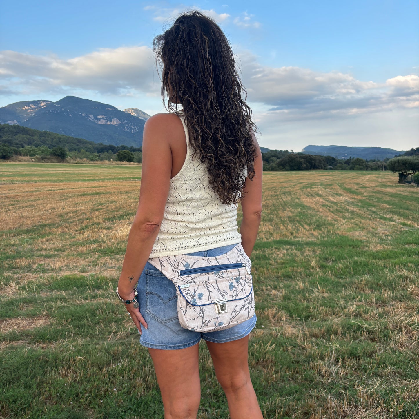 Riñonera "Special Summer Sakura Top" + Bolsillo trasero · Impermeable · Pieza Única Núm. 17812