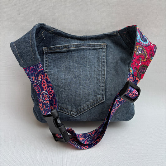 Riñonera "Special Mandalas Top ♻️ Jeans Recycled ♻️" · Pieza Única Núm. 16990