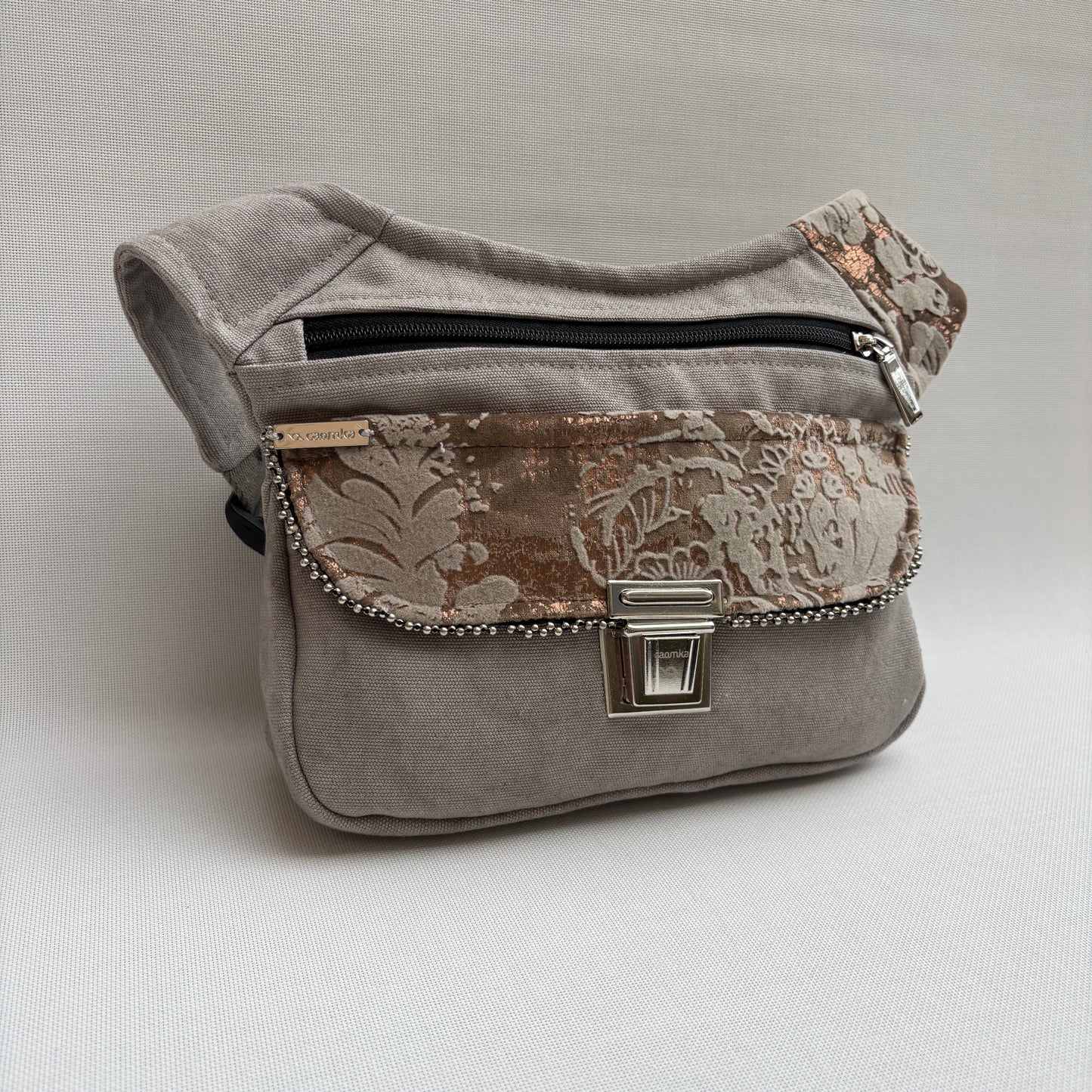 Riñonera "Elegant Marrakech" + Bolsillo trasero · Pieza Única Núm. 16953
