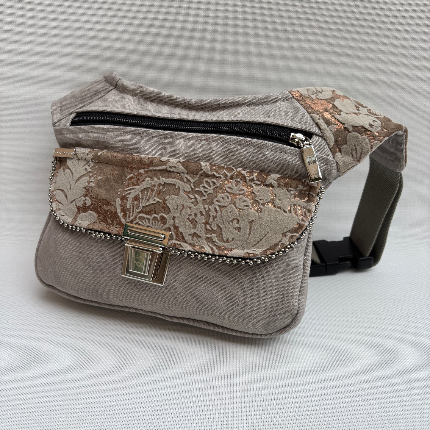 Riñonera "Elegant Marrakech" + Bolsillo trasero · Pieza Única Núm. 16953