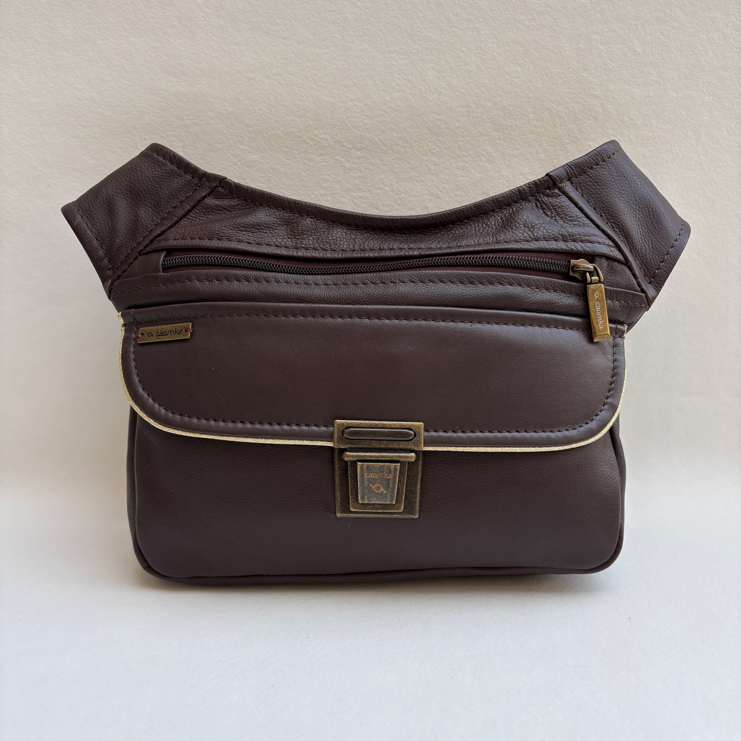 BioCuir Classic Black &amp; Silver BioCuir® Natural Leather Exclusive Piece No. 6678