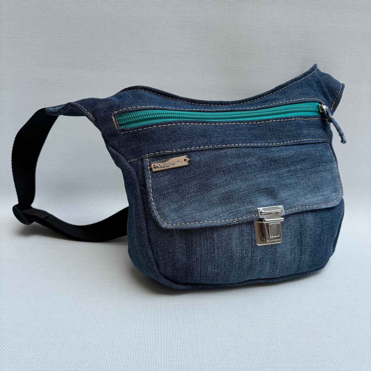 Mini Jeans Recycled ♻️ Einzelstück Nr. 12579