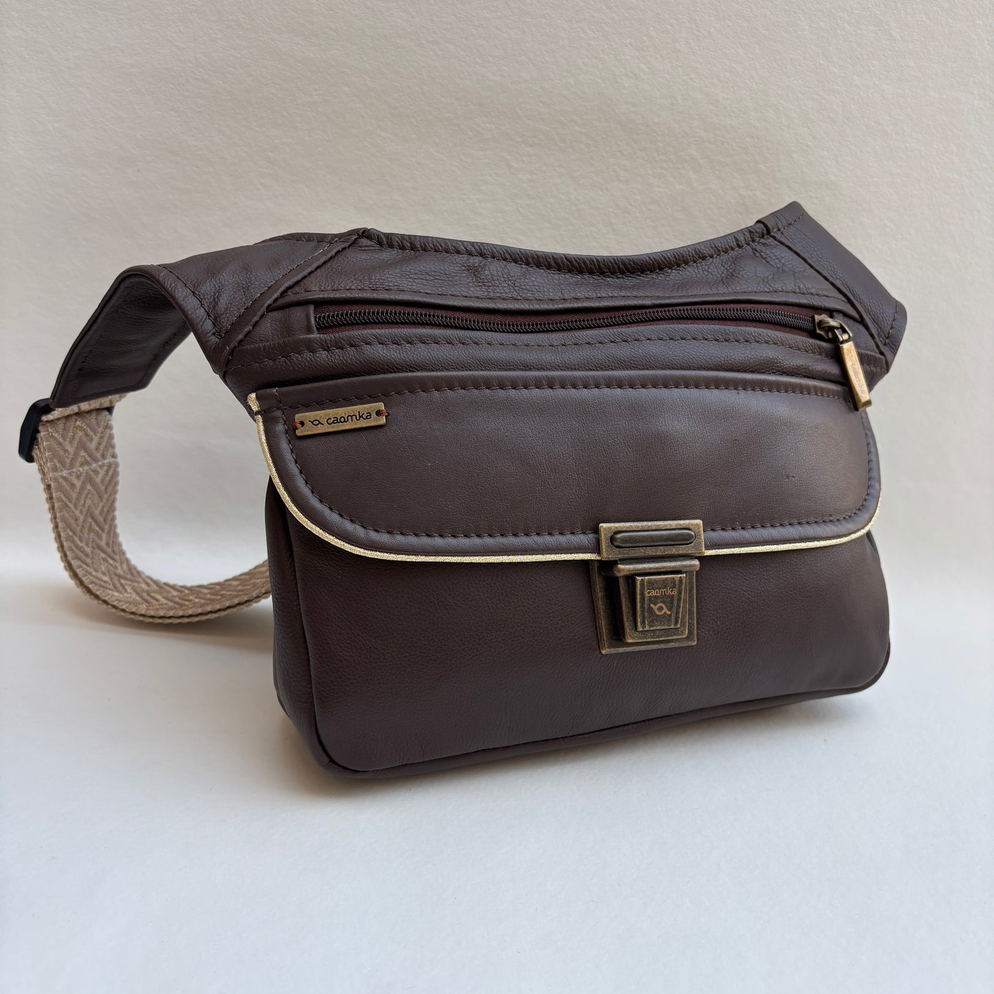 BioCuir Classic Black &amp; Silver BioCuir® Natural Leather Exclusive Piece No. 6678